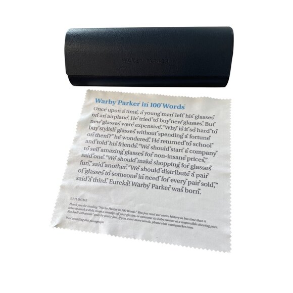 Warby Parker Esme M 937 Eyeglasses With Case and Cloth 55-16-145 Brown Tortoise - Picture 2 of 11